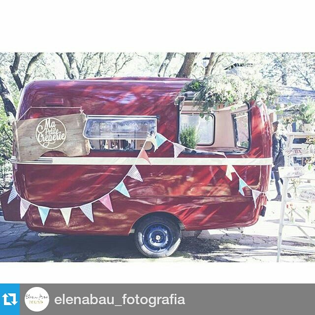 #Repost @elenabau_fotografia・・・Sin duda, la caravana más dulce.@mapetitecreperie #elenabaufotografia #catering #bodas
